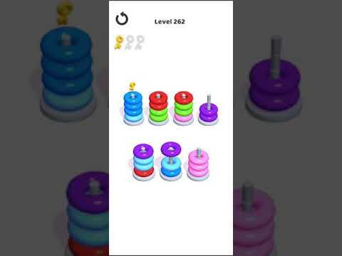 Video guide by Mobile games: Hoop Stack Level 262 #hoopstack