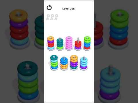 Video guide by Mobile games: Hoop Stack Level 265 #hoopstack