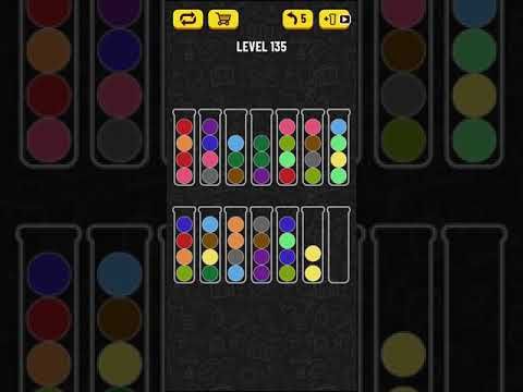 Video guide by Mobile games: Ball Sort Puzzle Level 135 #ballsortpuzzle