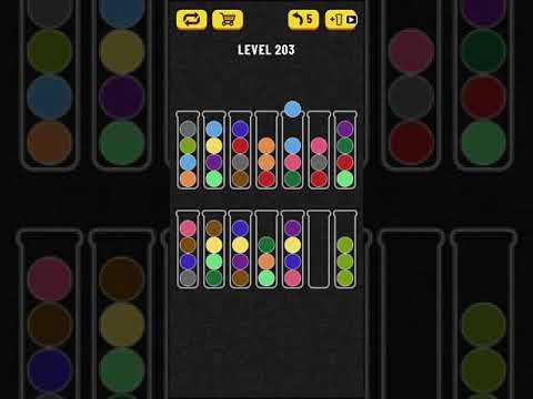 Video guide by Mobile games: Ball Sort Puzzle Level 203 #ballsortpuzzle
