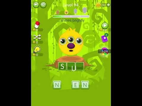 Video guide by Scary Talking Head: Word Monsters Level 94 #wordmonsters