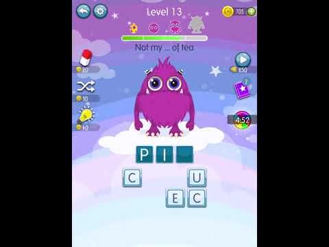 Video guide by Scary Talking Head: Word Monsters Level 13 #wordmonsters