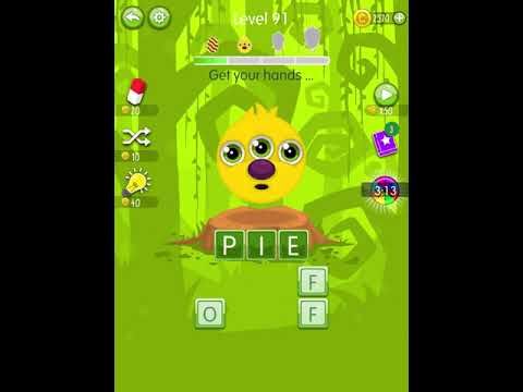 Video guide by Scary Talking Head: Word Monsters Level 91 #wordmonsters