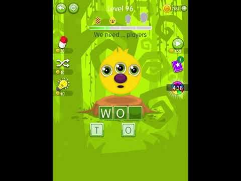 Video guide by Scary Talking Head: Word Monsters Level 96 #wordmonsters