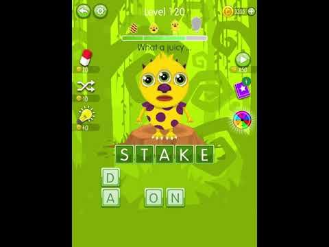Video guide by Scary Talking Head: Word Monsters Level 120 #wordmonsters