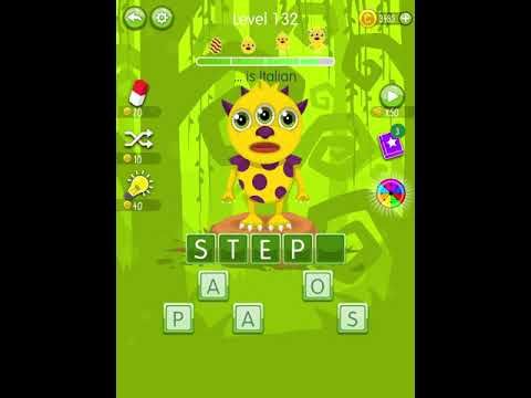 Video guide by Scary Talking Head: Word Monsters Level 132 #wordmonsters
