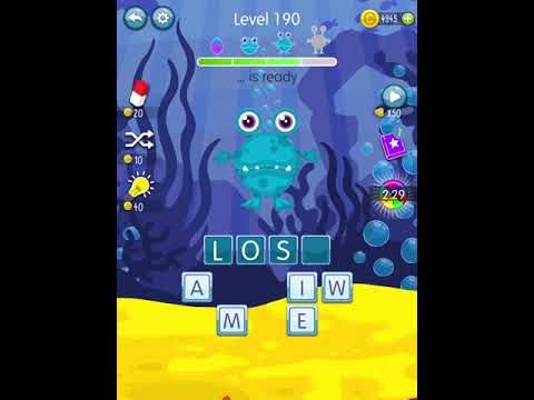 Video guide by Scary Talking Head: Word Monsters Level 190 #wordmonsters