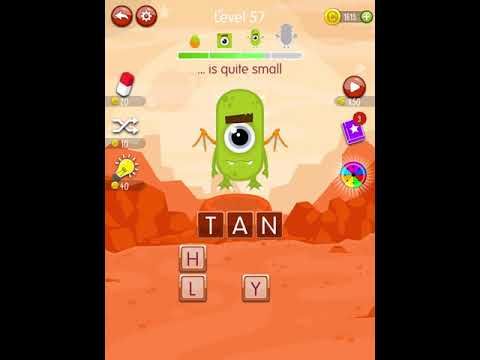 Video guide by Scary Talking Head: Word Monsters Level 57 #wordmonsters
