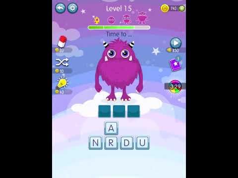 Video guide by Scary Talking Head: Word Monsters Level 15 #wordmonsters