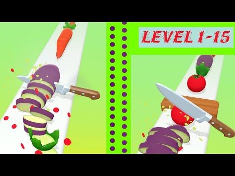 Video guide by Momi C Games: Slices Level 1-15 #slices