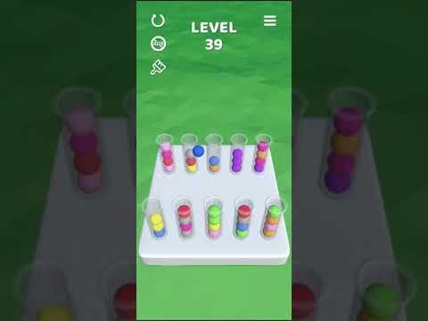 Video guide by Mobile games: Sort It 3D Level 39 #sortit3d
