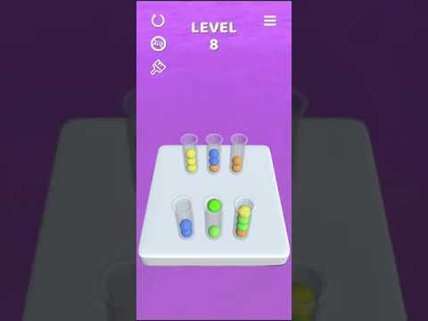Video guide by Mobile games: Sort It 3D Level 8 #sortit3d