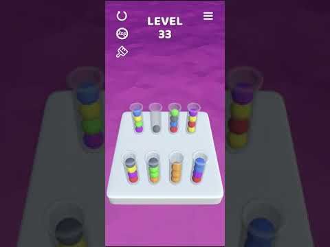 Video guide by Mobile games: Sort It 3D Level 33 #sortit3d