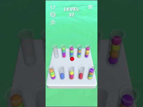 Video guide by Mobile games: Sort It 3D Level 37 #sortit3d