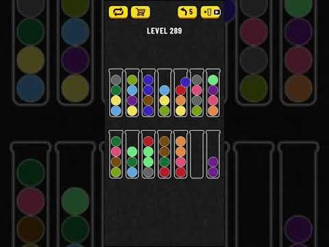 Video guide by Mobile games: Ball Sort Puzzle Level 289 #ballsortpuzzle