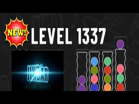 Video guide by JindaR MOBILE GAMES: Ball Sort Puzzle Level 1337 #ballsortpuzzle