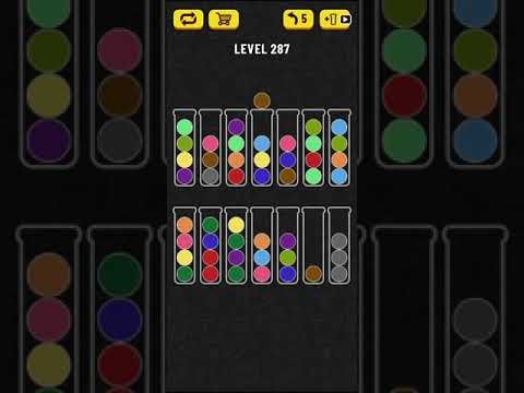 Video guide by Mobile games: Ball Sort Puzzle Level 287 #ballsortpuzzle