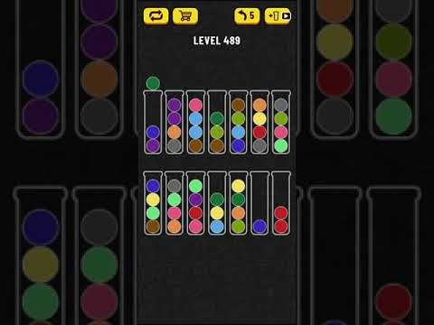 Video guide by Mobile games: Ball Sort Puzzle Level 489 #ballsortpuzzle