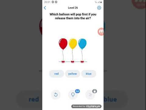 Video guide by Nasar Gaming: Balloon Level 26 #balloon