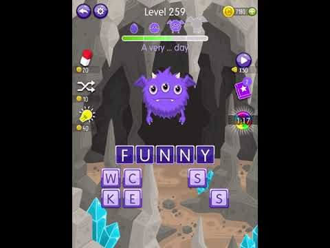 Video guide by Scary Talking Head: Word Monsters Level 259 #wordmonsters