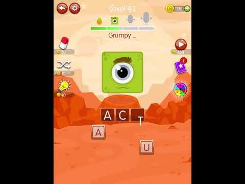 Video guide by Scary Talking Head: Word Monsters Level 43 #wordmonsters
