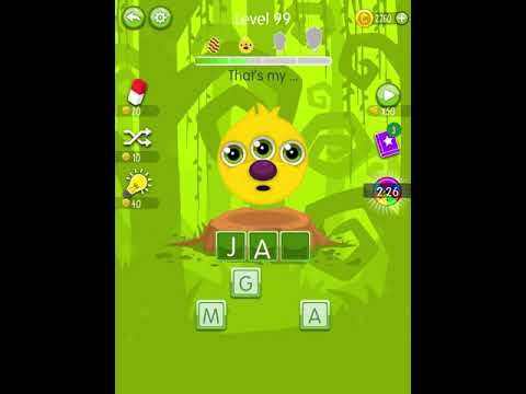 Video guide by Scary Talking Head: Word Monsters Level 99 #wordmonsters