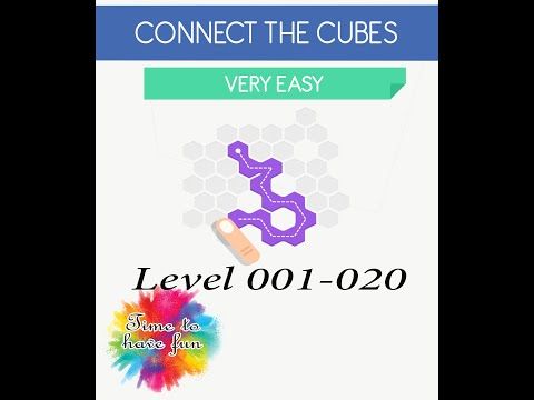 Video guide by Time to Have Fun!: Connect The Cubes Level 1 #connectthecubes