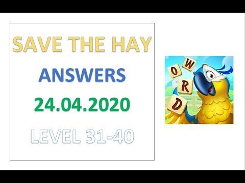 Video guide by Kelime HÃ¼nkÃ¢rÄ±: Save The Hay Level 31-40 #savethehay