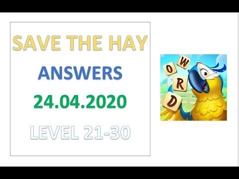 Video guide by Kelime HÃ¼nkÃ¢rÄ±: Save The Hay Level 21-30 #savethehay