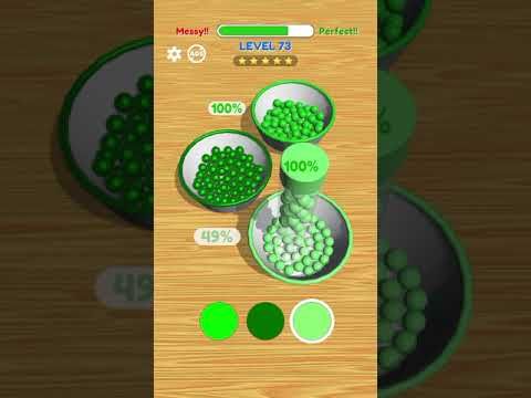 Video guide by 100 Levels: Bead Sort Level 61 #beadsort