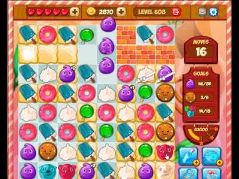 Video guide by Gamopolis: Candy Valley Level 608 #candyvalley
