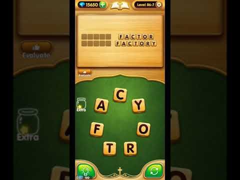Video guide by ETPC EPIC TIME PASS CHANNEL: Bible Word Puzzle Chapter 86 - Level 7 #biblewordpuzzle