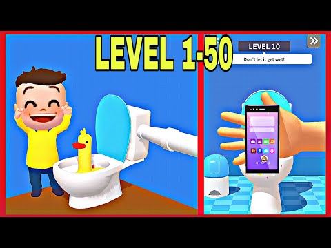 Video guide by Games4Mob: Toilet Games 3D Level 1-50 #toiletgames3d
