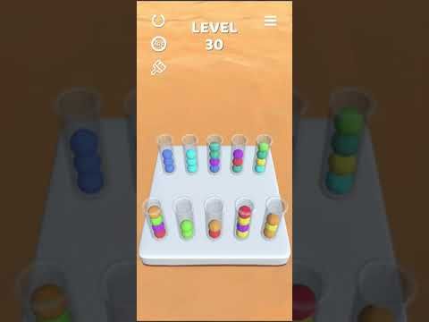 Video guide by Mobile games: Sort It 3D Level 30 #sortit3d