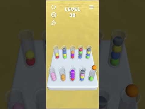 Video guide by Mobile games: Sort It 3D Level 38 #sortit3d