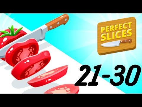 Video guide by PlaywithShinchian: Perfect Slices Level 21-30 #perfectslices