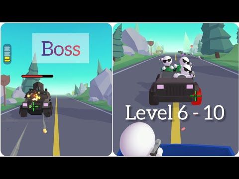 Video guide by Games School: Rage Road Level 6 #rageroad