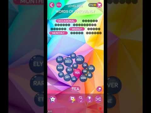 Video guide by ETPC EPIC TIME PASS CHANNEL: Word Pearls Level 552 #wordpearls