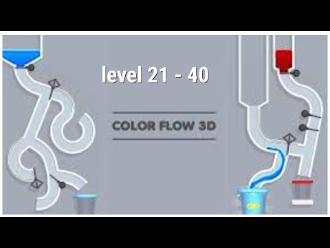 Video guide by Relax Game: Color Flow 3D Level 21 #colorflow3d