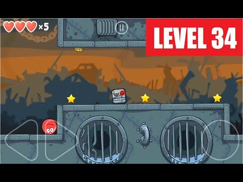Video guide by Indian Game Nerd: Red Ball Level 34 #redball