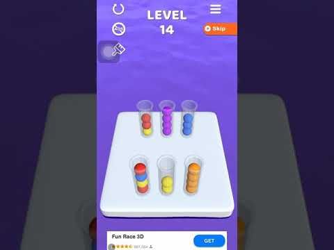 Video guide by shaibiamin Ali: Sort It 3D Level 14 #sortit3d