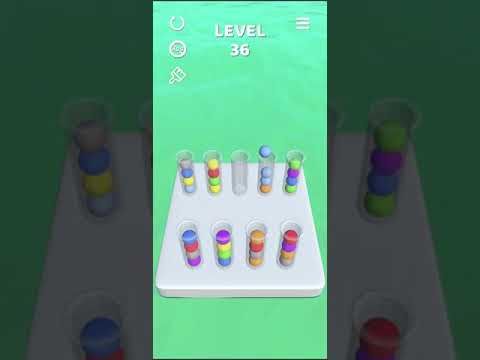 Video guide by Mobile games: Sort It 3D Level 36 #sortit3d