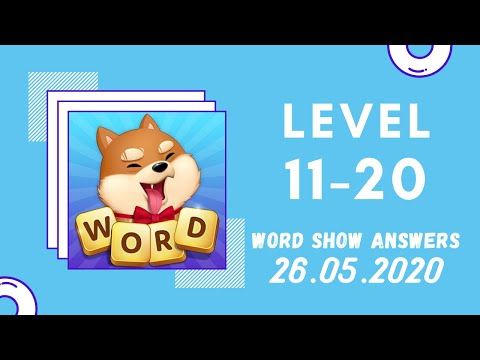 Video guide by Kelime HÃ¼nkÃ¢rÄ±: Word Show Level 11-20 #wordshow