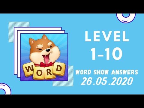 Video guide by Kelime HÃ¼nkÃ¢rÄ±: Word Show Level 1-10 #wordshow