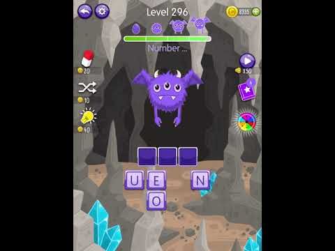 Video guide by Scary Talking Head: Word Monsters Level 296 #wordmonsters
