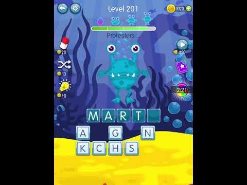 Video guide by Scary Talking Head: Word Monsters Level 201 #wordmonsters