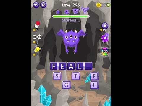 Video guide by Scary Talking Head: Word Monsters Level 295 #wordmonsters