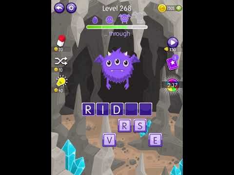 Video guide by Scary Talking Head: Word Monsters Level 268 #wordmonsters