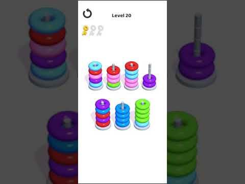 Video guide by Mobile games: Hoop Stack Level 20 #hoopstack