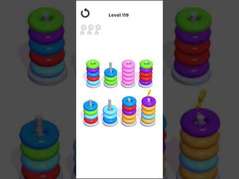 Video guide by Mobile games: Hoop Stack Level 119 #hoopstack